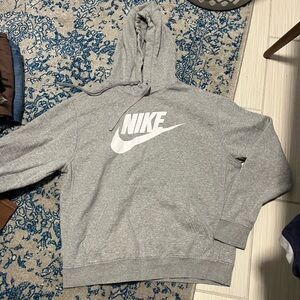 Nike Men's Gray Hoodie